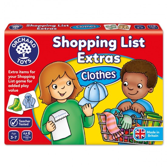 ORCHARD TOYS: SHOPPING LIST BOOSTER PACK, CLOTHES
