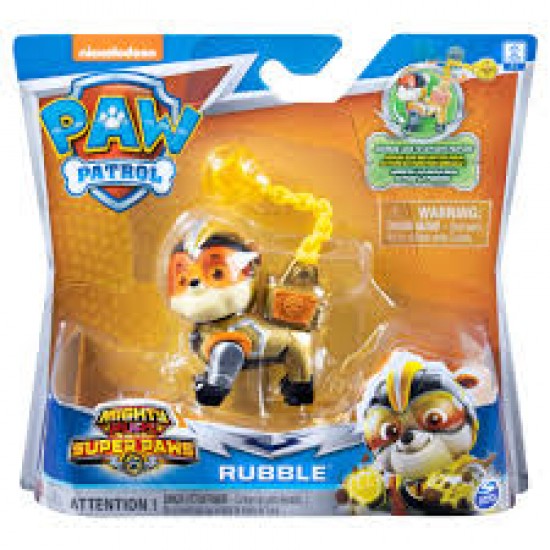 Paw Patrol: Mighty Pups Super Paws - Rubble (20114285)