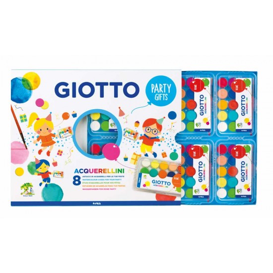 GIOTTO KIDS PARTY GIFT BOX 15 X 8 SET