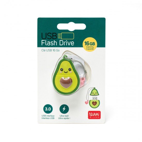 USB FLASH LEGAMI DRIVE 3.0 - 16GB - AVOCADO USB0001