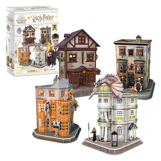3D ΠΑΖΛ (273 ΤΜΧ) DS1009h Harry Potter Diagon Alley (4 in 1)