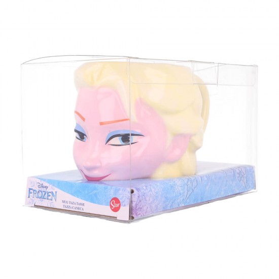 ΚΕΡΑΜΙΚΗ ΚΟΥΠΑ ΣΕ ΣΥΣΚΕΥΑΣΙΑ ΔΩΡΟΥ Elsa Ceramic Dolomite 3D Head Mug 11 oz in Gift Box