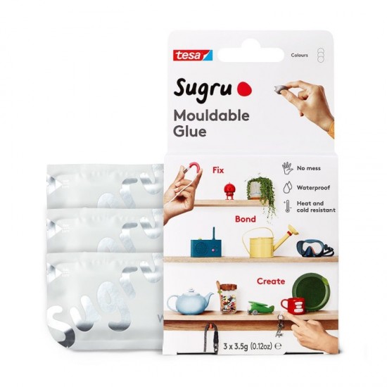 Tesa Κόλλα Αυτοκόλλητο Sugru Mouldable Glue White 3τμχ