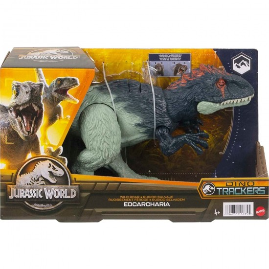 Mattel Jurassic World Dominion Eocarcharia Δεινοσαυροι Με Κινουμενα Μελη, Λειτουργια Επιθεσης Kαι Ηχους
