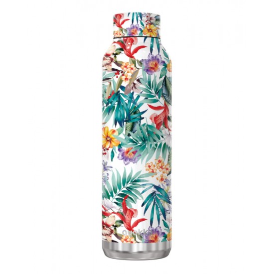 QUOKKA THERMAL SS BOTTLE SOLID ORCHID GARDEN 630 ML – 11857