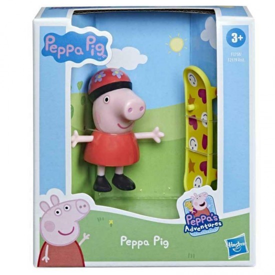 Peppa Pig And Friends – Φιγούρα Πέππα με Πατίνι